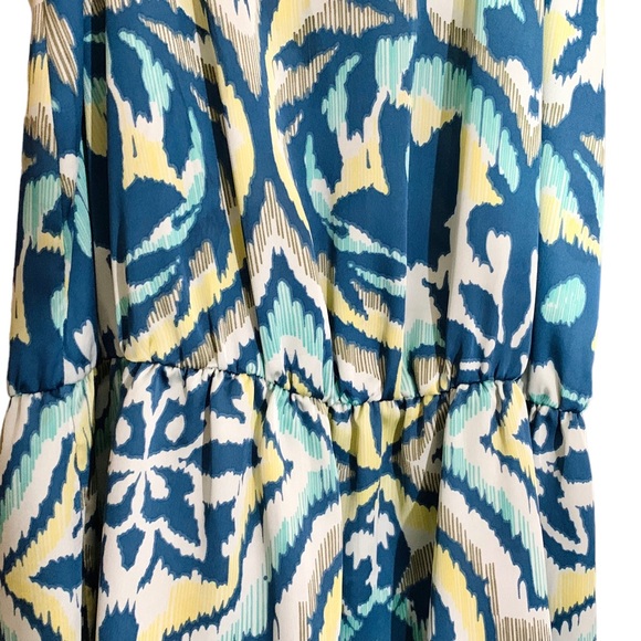 🎉Host Pick🎉Boho Multicolor Flirty Lightweight Mini Midi Dress Size Small - Picture 3 of 3